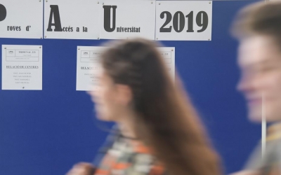 Una imatge d'aquest matí al campus de la UAB a Sabadell | Roger Benet